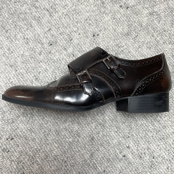 Zara Woman Leather Buckle Brogues - Picture 2 of 5